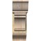 Ekena Millwork Olympic Traditional Rough Sawn Bracket w/ Offset Brace, Douglas Fir, 8"W x 22"D x 22"H BKT0806X22X22OLY01RDF - alternate 2